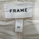 frame denim FRAME Le High Straight Crop Jeans‎ Blanc Multi Colorblock Denim Womens 27 Casual Photo 4