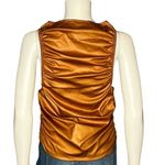 Free People  NEW Ride Along Ruched Cowgirl Tank Festival Boho Top Size L Photo 4