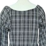 Ivy Jane  Black and‎ White Plaid Yellow Red Embroidery Tunic Sz M Photo 5