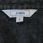 J.Ing Loose Fit Denim Shirt in Black Photo 1