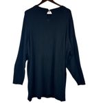 Torrid  Women’s Pullover Lace Keyhole Mock Neck Sweater Classic Black Size 5X NEW Photo 3