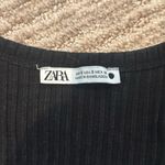 ZARA  Black Ribbed Bodysuit Photo 2