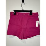 Anthropologie  Maeve Colette Sailor Shorts Hot Pink Cargo Pockets Size 2 NWT!! Photo 1