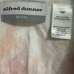 Alfred Dunner Eyelet Butterfly Lined Button Front Long Sleeve Jacket XL 16P EUC Photo 10