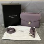 DUYP Paris 15 Satchel Bag in Grey Lavender Purple Photo 0