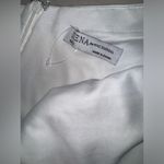 Mac Duggal NWOT IEENA for Gown Asymmetric One-Shoulder Satin Gown in White SZ 8 Photo 4