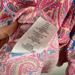 Belle by Kim Gravel Paisley Bell Sleeve Tunic Top Size 1X Multicolor Lightweight Pink Photo 6