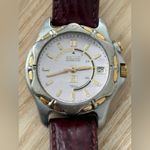 Seiko  Kinetic Rare Pink Pearl Dial Automatic Vintage Ladies Watch Leather Strap Photo 6