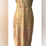 Hello Molly Yellow and Red Floral midi Dress NWOT Photo 3