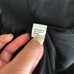 Kay Unger  Green/Black Animal Print Ruched Dress - size Large Photo 8