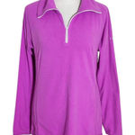 Columbia Fuchsia Fleece Quarter-Zip Pullover Size Medium Photo 0