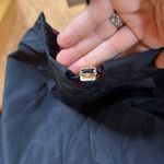 Michael Kors Trench Coat Navy Blue with Purple Lining & Gold Hardware Size Small Photo 12