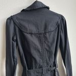 bill tornade long black cotton classic trench luxury coat gold size medium Photo 3