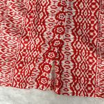 Ellen Tracy  Red and Cream Pattern Dress Photo 6