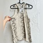 Parker  sequin snake print tank top blouse size XS Photo 4