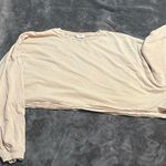 Cotton On Beige long-sleeved crop top Photo 0