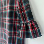 Vineyard Vines Tartan Plaid Shift Dress Black and Red Photo 3