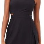 Outdoor Voices  Black Cutout Back Court/Pickleball Dress With Shorts Photo 0