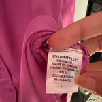 &merci &merci Oversized High Low Button Down Tunic Shirt Photo 8