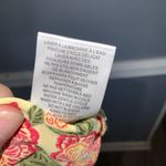 Rachel Roy Red &Yellow Colorful Parrot Print Short Ruffle Sleeve Blouse Large Green Size undefined Photo 9