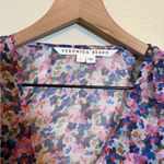 Veronica Beard  Cayson Floral Printed Ruffle Silk‎ Mini Dress Photo 3