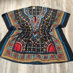 California Woman Dashiki Kaftan Tunic – Free Size – Excellent Condition Red Photo 6