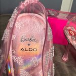 Barbie x ALDO Barbietessy Collection Pink Stiletto Heel Monogrammed B Size 9 NEW Silver Photo 7
