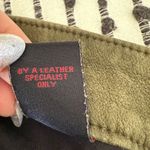 RTA | Olive Green Stretch Lambskin Suede Stretch Leather Skinny Jeans Pants | 26 Photo 8