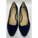 Talbots NEW  Laney Asymmetrical Wedges Indigo Blue Size 9.5M Office Business Photo 4