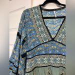 Free People Green Luna Scarf Tunic Size XS- As Seen On Desperate Housewives Photo 5