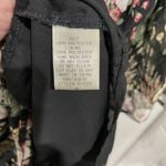 Everly Women’s Romper Wrap Front Elastic Waist Size M Black & Pink Floral Print Photo 5