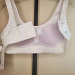 Jockey Sport White Bra Wicking Cotton Small Photo 9