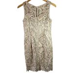 Adrianna Papell NEW Beige Lace Sheath Dress – Women’s Size 2 Photo 3