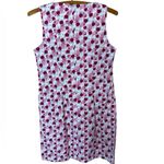 Herman Geist Vintage  Women’s Sz 2 Mini Dress Rose Print Sleeveless Stretch Photo 5