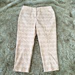 Ruby Rd . Petite Pink and Tan Patterned Capri Pants Size 14P Photo 0