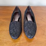vintage • Trotters 90s black lace loafers flats slip ons smoking slippers Size 8 Photo 2
