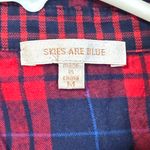 Skies Are Blue  Red and Blue Plaid Shirt Photo 1