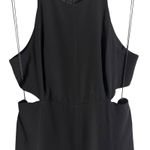 Cinq à Sept Cinq a Sept Belladonna Black Asymmetric Cut Out Sleeveless Midi Dress Size 12 Photo 7