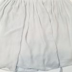 Michael Costello x REVOLE Etta Mini Wrap Dress in Baby Blue XS Photo 3