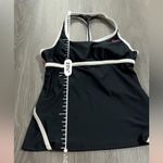 Champion  Swim Black & White‎ Sleeveless Racerback Scoop Neck Swimsuit Top Size S Photo 6