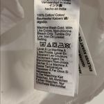 J.Crew  WOMENS PUFF SLEEVE WHITE SHORT SLEEVE COTTON TOP BLOUSE SMALL BP550 Photo 3