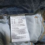 American Eagle  Mom Straight Jeans AE Distressed Light Wash  SZ 00 Reg Photo 6