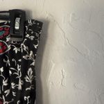 Vintage New Frontier Skirt Top Set Vintage Large Paisley Floral Rayon Western Black Photo 2