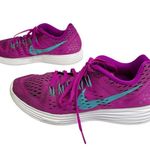 Nike Lunar Tempo Knit Fuchsia & Blue Running Shoes Sneakers Photo 5