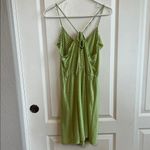Mossimo Supply Co . Lime Green Striped  Dress Photo 2