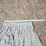 Brandy Melville  White Blue Floral  Skirt 15” Long Flowy Light Photo 5