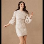 BHLDN dress size 2 GOLDIE sequin white dress Photo 2