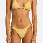 Triangl  Vinca Maca Yellow Velvet Top Photo 0