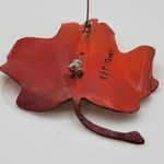 Vintage K & T Tovey Maple Tree Leaf Brooch/Pin Red Orange Autumn Fall Fashion Photo 9