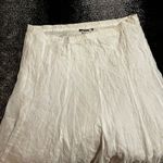 Womens sz8 Isabella Bird 100% Linen White Maxi Skirt Size 8 Photo 2